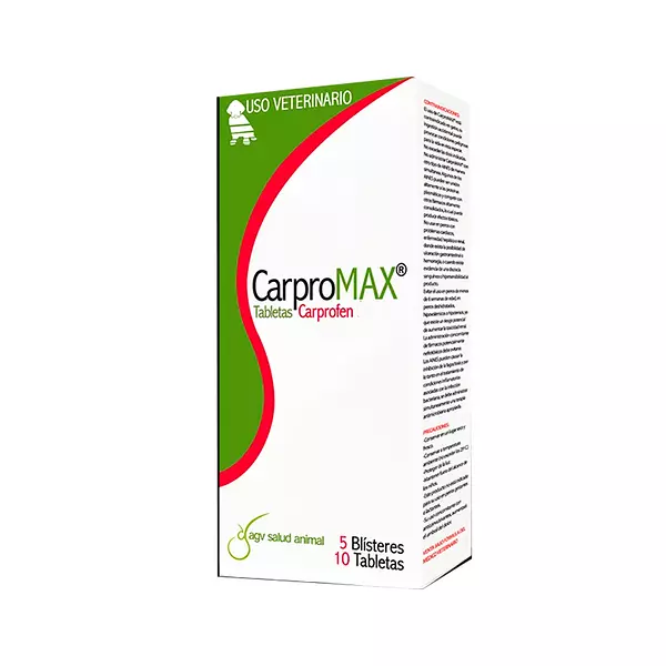 Medicamento Carpromax para Perros para Articulaciones 50 Mg. 1 Tabletas.