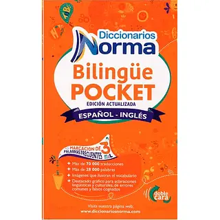 Diccionario Bilingüe Pocket Español- Ingles Norma