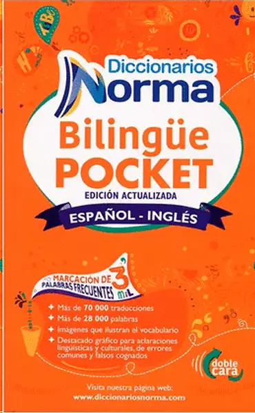 Diccionario Bilingüe Pocket Español- Ingles Norma