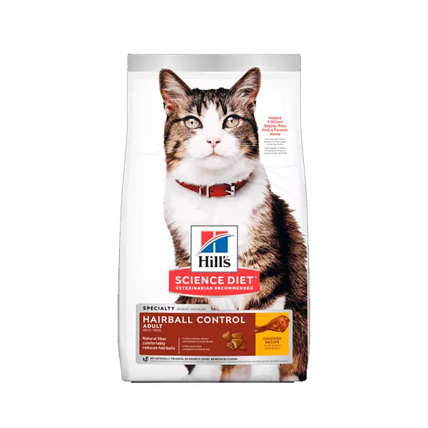 Purina Hill'S Hairball Control para Gatos Adultos con Sabor