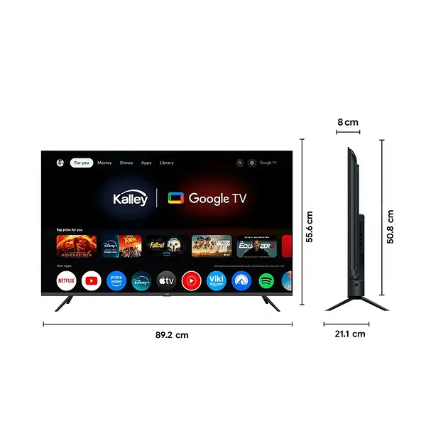 Tv Kalley 40 Pulgadas 40g200 Fhd Led Smart Tv Google 0017