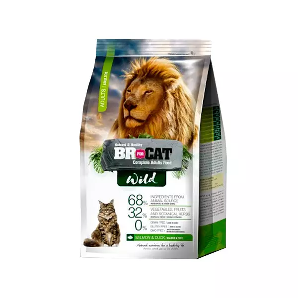 Purina para Gatos Adultos Br For Cat Wild con Sabor A Salmon