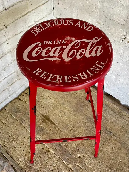 Butacón Alto Coca Cola - U.S.A. 1980