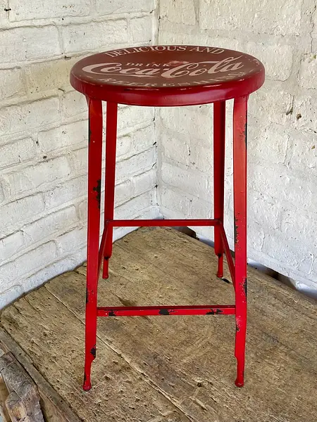 Butacón Alto Coca Cola - U.S.A. 1980