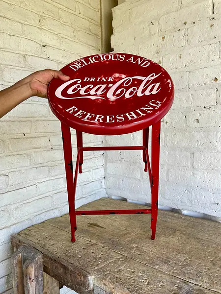 Butacón Alto Coca Cola - U.S.A. 1980