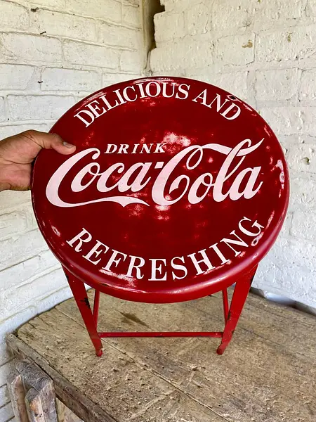 Butacón Alto Coca Cola - U.S.A. 1980