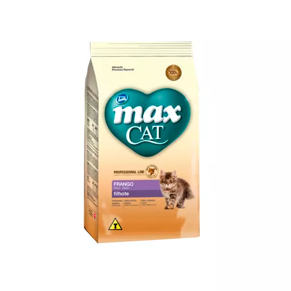 Purina para Gatitos Max Cat con Sabor Pollo con Calcio, Vitaminas y Hierro