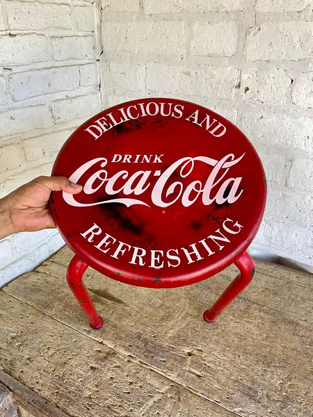 Taburete Coca Cola - U.S.A. 1980