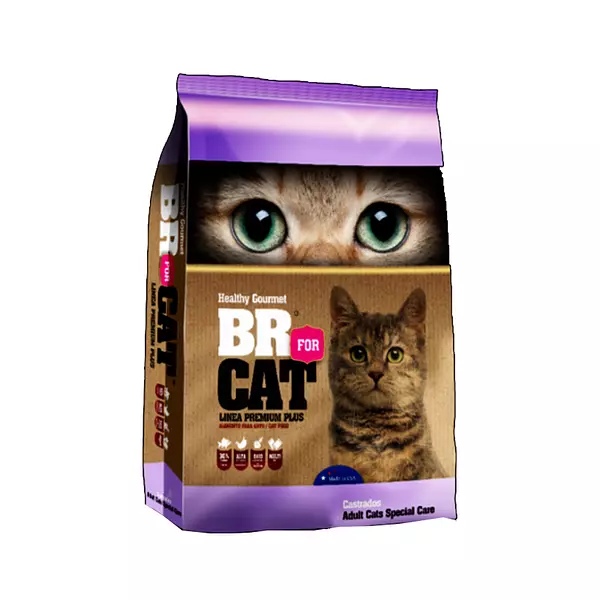 Purina para Gatos Castrados Br For Cat Sabor Pescado y Pollo