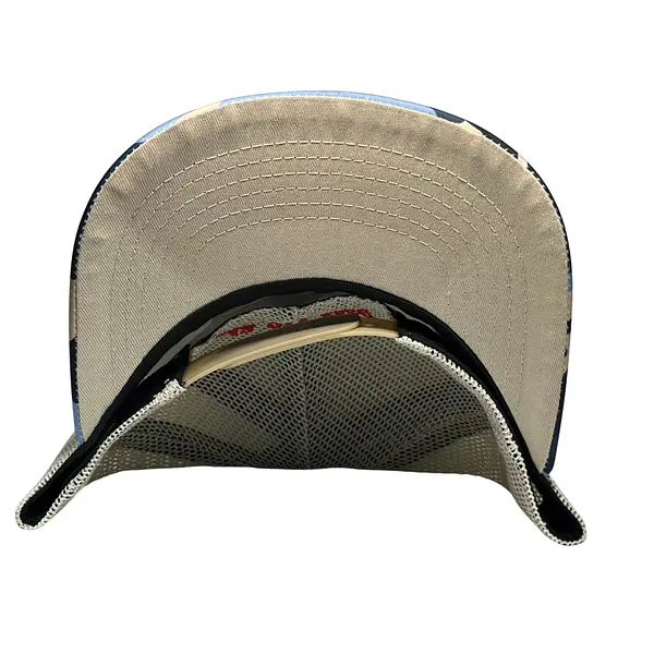 Bass Camuflado Azul Parche Amarillo