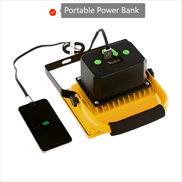 Lampara Luz Led Portátil Recargable Luz Federal Emergencia