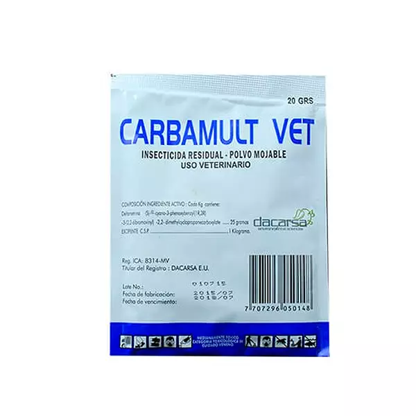 Carbamult Vet Insectidica Residual para Control de Garrapatas