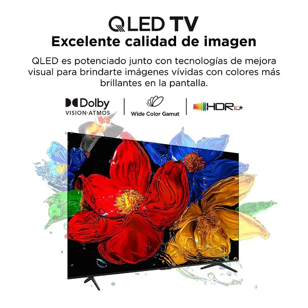Tv Tcl 43 Pulgadas 43p7k Qled 4k-Uhd Smart Tv 8441