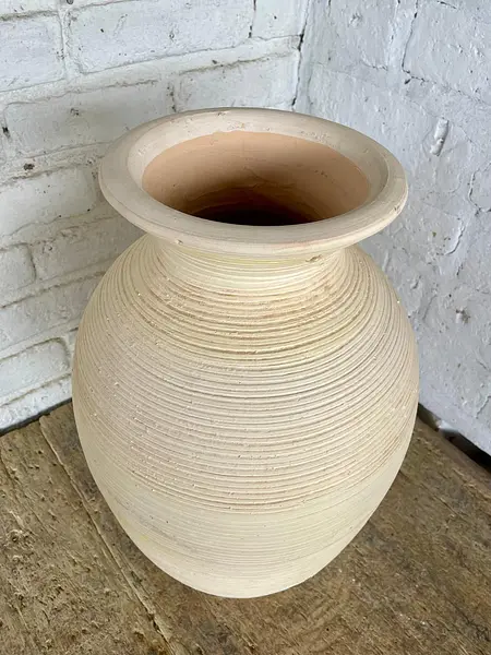 Jarrón Artesanal En Barro De Ráquira