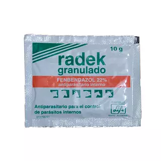 Medicamento Radek Fenbendazol 22% Granulado Antiparásito Interno