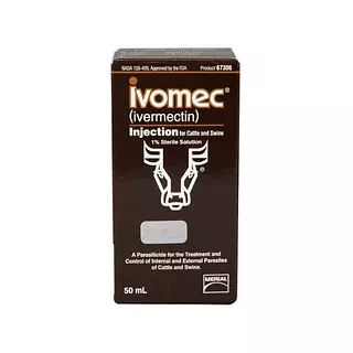 Medicamento Ivomec Inyectable para Ganados Bovino y Cerdos Antiparásitos
