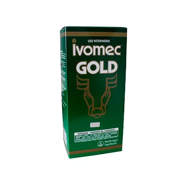 Medicamento Antiparasitante Ivomec Gold Inyectable para Ganados Bovino.