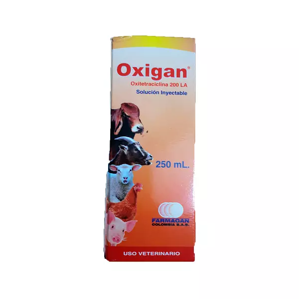 Medicamento Oxigan Oxitetraciclina Solución Inyectable