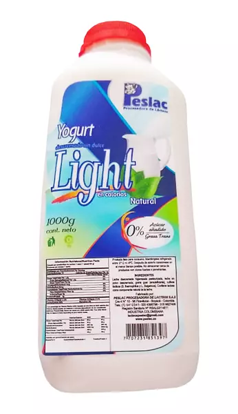 Yogurt Light Peslac (Natural) X 1000 Ml