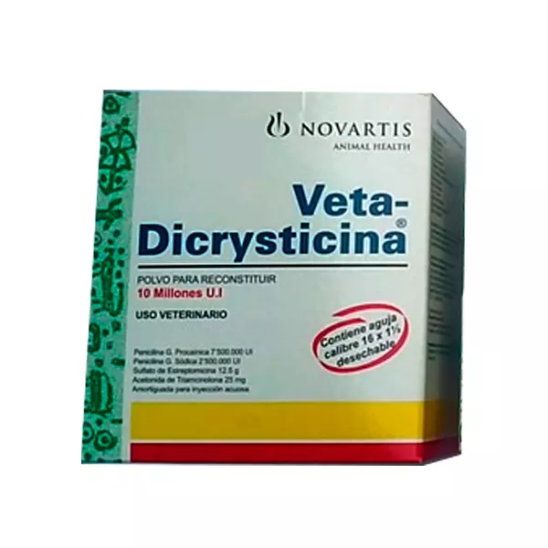 Medicamento de Polvo Veta Dicrysticina para Tratar Enfermedades Bacterianas