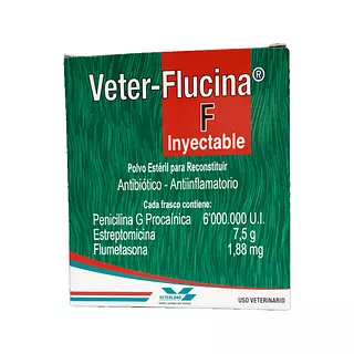 Medicamento Veterflucina de Polvo Esteril para Reconstituir