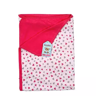 Cobertor Algodón Doble Faz Fucsia