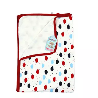 Cobertor Algodón Doble Faz Rojo