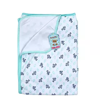 Cobertor Algodón Doble Faz Verde