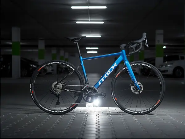 Bicicleta Quetzal Azul Grupo Shimano 105 Ruedas Aluminio