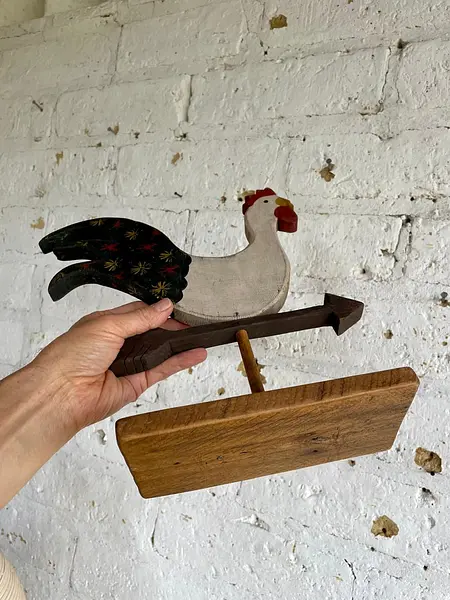 Gallo De Madera Artesanal