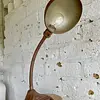 Lámpara Industrial Cuello De Cisne - U.S.A. 1940
