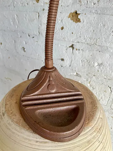 Lámpara Industrial Cuello De Cisne - U.S.A. 1940