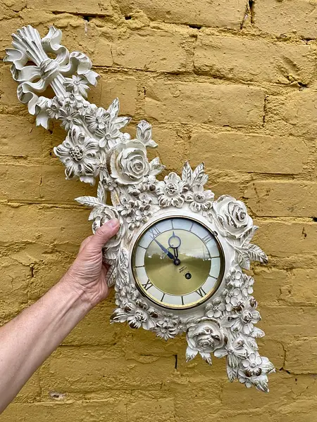 Reloj Syroco De Pared Cuerda 8 Dias - U.S.A. 1960