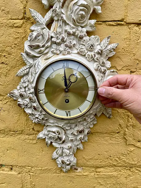 Reloj Syroco De Pared Cuerda 8 Dias - U.S.A. 1960