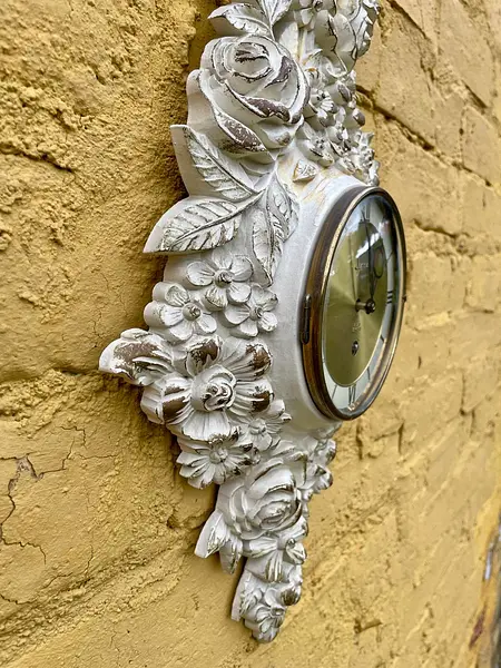 Reloj Syroco De Pared Cuerda 8 Dias - U.S.A. 1960