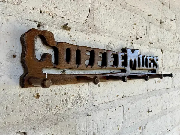 Soporte De Pared Para Pocillos "Estación De Café"