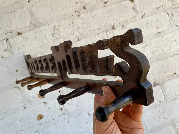 Soporte De Pared Para Pocillos "Estación De Café"