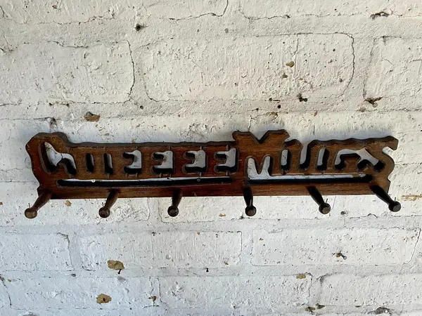 Soporte De Pared Para Pocillos "Estación De Café"