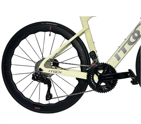 Bicicleta Itook Agami Marfil 450 Grupo Shm 105 Electronico