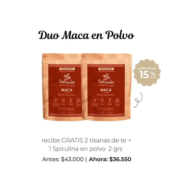 Duo Maca En Polvo