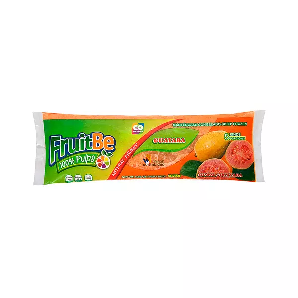 Pulpa de Fruta Guayaba de 250gr Fruitbe