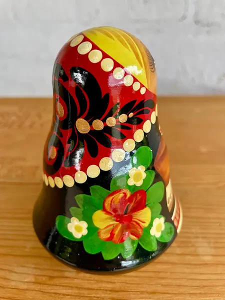 Muñeca Musical Roly Poly En Madera - Rusia 1995