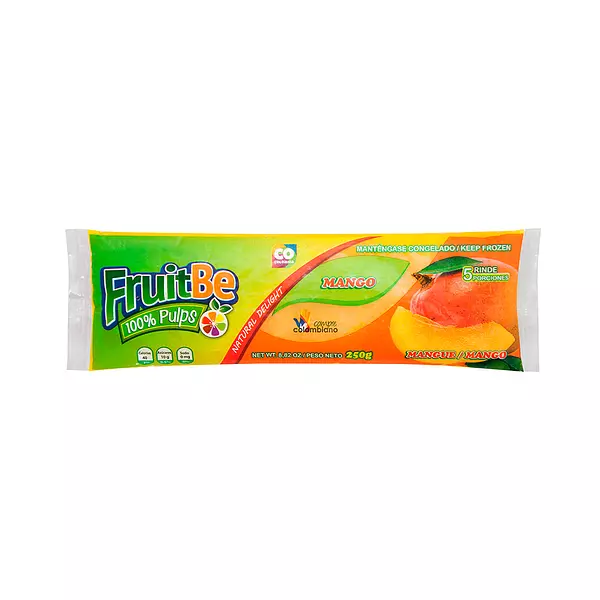 Pulpa de Fruta Mango de 250gr Fruitbe