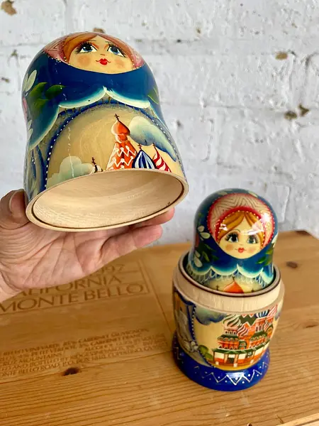 Revisar Matrioska 5 Muñecas - Rusia 1995