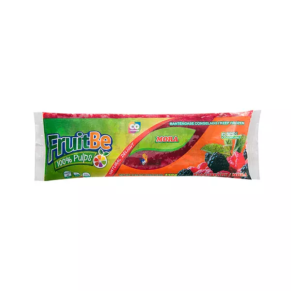 Pulpa de Fruta Mora de 250gr Fruitbe