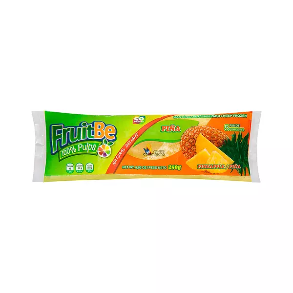 Pulpa de Fruta Piña de 250gr Fruitbe