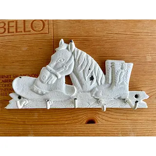 Perchero En Hierro Fundido 5 Ganchos