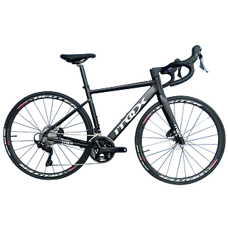 Bicicleta Quetzal Negra Grupo Shimano 105 Ruedas Aluminio