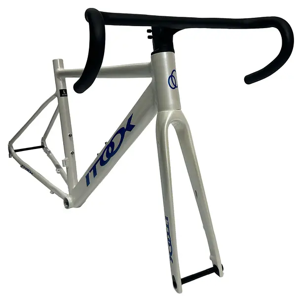 Marco De Ruta En Aluminio Quetzal Color Blanco