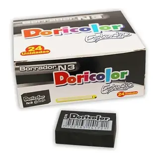 Borrador Doricolor Miga De Pan Negro N3